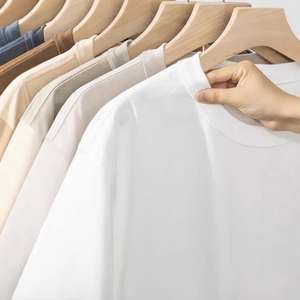 High Quality 100% Cotton t Shirts Factory Price Manufacturer Custom Logo Printing T-Shirt Plain Unisex Women Men <b>Tshirt</b> - Product Image 5