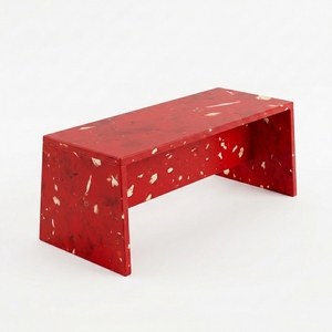 4GoodThings Recycled <b>Plastic</b> Modern Craftsman Water Resistant Durable 2-Seater Outdoor School Leisure Patio <b>Bench</b> Eco-Friendly - Product Image 1