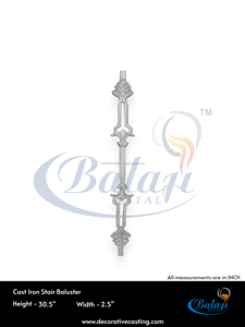 Rampe d'escalier de luxe en fer forgé - Design moderne sans cadre, résistant à la rouille, application pour balcon, solutions de conception graphique - Product Image 3