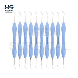 Herramienta Dental Restauradora de Doble Punta Modella Composite Instrument, Mango de Silicona Azul Claro, Acero Inoxidable Antiadherente, con Certificación CE - Product Image 4
