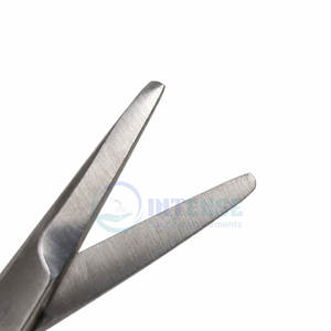 Tijeras Quirúrgicas de Punta Roma de Un Solo Uso, Hechas de Acero Inoxidable de Alta Calidad, Instrumento de Corte Médico Desechable y Estéril - Product Image 5