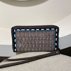 New Arrival Hand Tooled Carving Clutch Women <b>Wallet</b> Stylish Flower Multi Uses Hand Tooled <b>Wallet</b> Vintage Clutch - Product Image 5