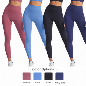 Pantalones de Yoga para Mujer, Cintura Alta, Efecto Levanta Glúteos, Elásticos, Ajustados, Largos hasta el Tobillo, Sin Costuras, de Secado Rápido y Transpirables - Product Image 6