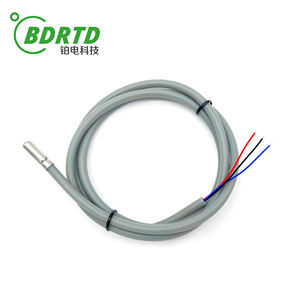 Venta directa de fábrica, termistor NTC de alta sensibilidad, Sensor de temperatura de superficie personalizado 3435 <span class=keywords><strong>3950</strong></span> <span class=keywords><strong>10K</strong></span> 50K 100K - Product Image 4