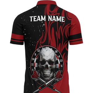 Polo de sublimación de alta calidad 100% poliéster, manga corta, estilo estampado, hecho en Pakistán para promoción y moda. - Product Image 3