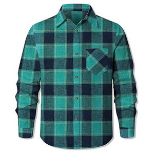 Chemises décontractées pour hommes à manches longues, tendance et en promotion, idéales pour l'automne, fabriquées en usine - Product Image 1