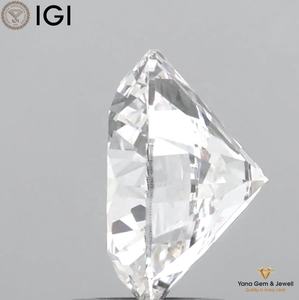 Diamante cultivado en laboratorio CVD de 2.00 quilates, claridad VVS1, color E, forma redonda de 8.18 mm con certificado IGI para anillo personalizado de regalo. - Product Image 3