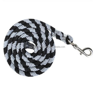 High Quality Hand Braided Horse Lead Rope with Rose Gold <b>Snap</b> <b>Hook</b> - Product Image 2