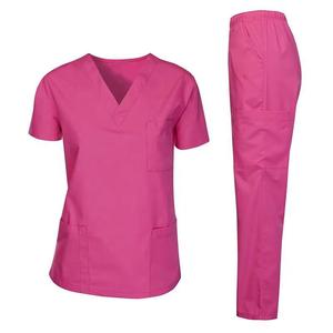 Combinaison unisexe tendance avec logo personnalisé, uniforme d'infirmière tissé, tenue d'hôpital respirante, combinaison de travail pour salon de beauté et spa, pantalon cargo pour femmes - Product Image 2