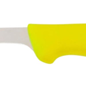 Couteaux à désosser jaunes avec lame argentée fine et pointue et manche ergonomique pour la séparation et le façonnage de la viande (usage boucher) - Product Image 6