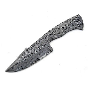 Couteau Burraq personnalisé fait main en acier Damas, lame vierge multifonctionnelle, motif goutte de pluie, cadeau idéal pour une utilisation en extérieur - Product Image 4