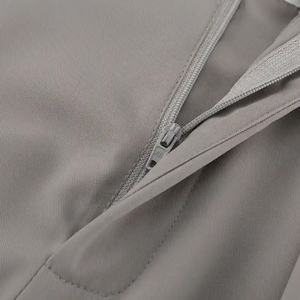 Venta al por mayor-Pantalones sueltos de pierna ancha de cintura alta elástica de verano para mujer-Pantalones rectos transpirables de tela personalizada para mujer - Product Image 5