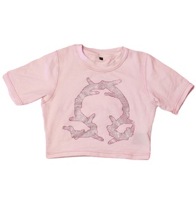 Short de motard en spandex avec logo personnalisé pour femmes avec strass et broderie au dos Tissu tissé de haute qualité à séchage rapide respirant - Product Image 1