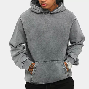 Sudaderas con Capucha de Felpa Tejida con Lavado Ácido, Diseño 2026, para Hombre, Calidad Premium, Forradas, Venta al Por Mayor desde Pakistán - Product Image 4