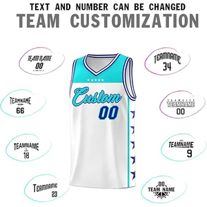 ชุดยูนิฟอร์มบาสเก็ตบอลแบบกำหนดเอง ชุดทีมโรงเรียน/วิทยาลัย เสื้อ กางเกงขาสั้น โลโก้ ชื่อ หมายเลข ชุดกีฬา ชุดฝึกซ้อม โพลีเอสเตอร์ 100% - Product Image 4