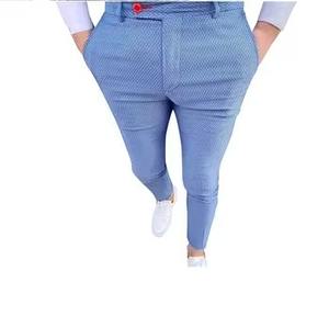 Servicios OEM, Compra al por Mayor de Ropa para Hombre, Pantalones de Vestir Color Azul Marino, Estilo Casual Simple de Algodón, Personalizados, Tallas Grandes, Pantalones de Oficina - Product Image 6