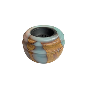 Natural Handcrafted Wooden <b>Epoxy</b> Resin Bakhoor Incense Burner Religious Household Indoor Eco-friendly Sandalwood Aromatics - Product Image 1