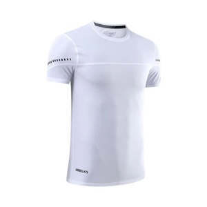 Haut de survêtement athlétique en jersey uni 100 % polyester tricoté, avec impression sérigraphiée, séchage rapide et respirant - Product Image 4
