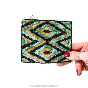 กระเป๋าใส่เหรียญผู้หญิง WildBloom สไตล์โบฮีเมียน ประดับลูกปัดรูปผีเสื้อ ทำมือ น่ารัก กระเป๋าสตางค์ใบเล็ก อุปกรณ์เสริมสำหรับการเดินทาง ความจุเยอะ กันน้ำ - Product Image 4