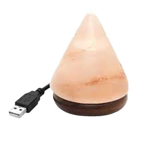 Lampe de sel de l'Himalaya en bois sculpté sur mesure de haute qualité, décoration Feng Shui pour la maison, alimentation USB à bas prix - Product Image 5