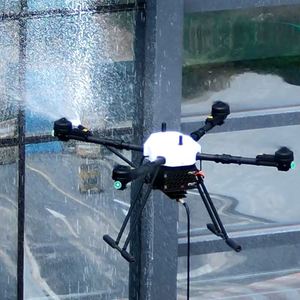 Reliable High-Efficiency Automated Washing UAV with Water <b>Storage</b> for Solar Panel Cleaning - JIUSI D15R - Product Image 1