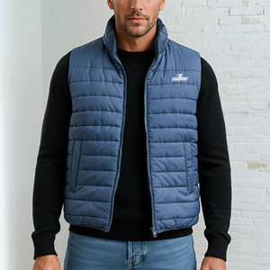 Gilet matelassé pour homme de haute qualité avec coutures durables et coupe confortable, idéal pour la superposition hivernale, service OEM - Product Image 5