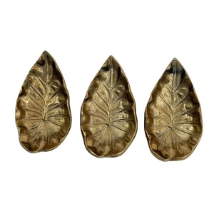 Plateau de service pour fruits secs en vente chaude, plaqué or de haute qualité, en aluminium, fait à la main pour les mariages et les célébrations - Product Image 1