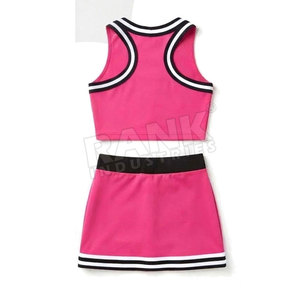 Crop top uniforme de cheerleading, vêtements d'équipe, imprimé personnalisé, léger, respirant, vêtements de sport - Product Image 3