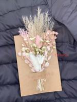 Set Bunga Kering Alami dengan Rumput Pampas, Eucalyptus, Lavender & Gandum - Dekorasi Rumah, Ulang Tahun, Pernikahan & Musiman