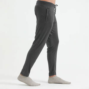 Online Best Selling Cotton Material Made Men <b>Trousers</b> Regular Fit <b>Drawstring</b> Closure Men <b>Trousers</b> - Product Image 3
