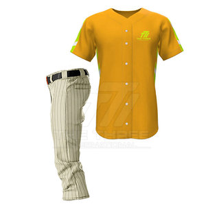 Diseño de Logotipo Personalizado, Uniforme de Béisbol Transpirable de Alta Calidad, Impresión por Transferencia de Calor, Servicio OEM Disponible, Precio Razonable, Popular - Product Image 2