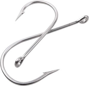 Anzuelos Circulares de Acero Inoxidable y Acero con Alto Contenido de Carbono para Pesca de Lubina en Agua Salada y Carpa de Río, Venta al Por Mayor - Product Image 2