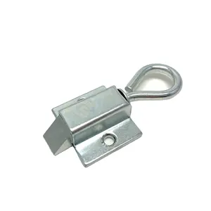 TS-6340 Automatic Sliding Door Lock Ajustável Spring Loaded Parafuso Finger Pull Slam Latch