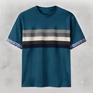 Nouveauté, t-shirt pour homme à manches courtes, col rond, en coton pur, coupe ample, formel, prix de gros personnalisé, prix bas, séchage rapide - Product Image 5