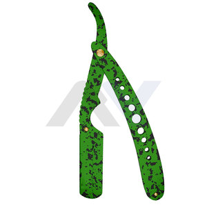 Navaja de Afeitar Profesional de Hoja Recta para Hombre, Navaja Clásica para el Cuidado Personal, Mango de Acero Inoxidable de Alto Rendimiento, Afeitado Suave - Product Image 5