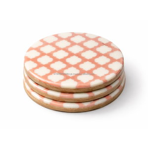 AG Elements - Posavasos de Resina Epoxi con Diseño Geométrico Marroquí, 4 Pulgadas, Ecológico, Resistente al Calor, Duradero, Antideslizante, para Bebidas, Café o Comedor - Product Image 6