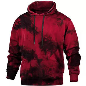 Sudadera con Capucha Tie-Dye para Hombre, Manga Larga, Tejida, Estilo Casual de Verano, Diseño con Bolsillos - Product Image 4