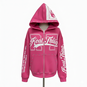 Sweat-shirt unisexe orange avec logo imprimé, coupe classique, en coton French Terry, style streetwear décontracté, disponible en plusieurs couleurs - Product Image 5