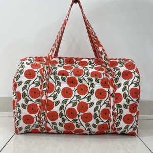Bolsa de Viaje Deportiva Acolchada Hecha a Mano, Resistente, de Gran Capacidad, Bolsa de Lona de Algodón - Product Image 4