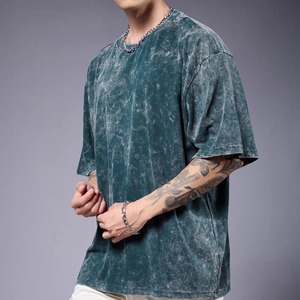Camisetas de Cuello Redondo para Hombre de Alta Calidad OEM, Estilo Moderno con Diseño de Logotipo Impreso, Impresión de Fotos, Transpirables, Tallas Grandes, 100% Algodón - Product Image 4