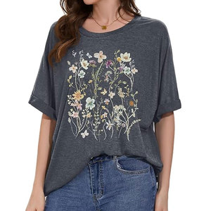 Oversize <b>Women</b> T <b>Shirts</b> Fashion Cotton <b>Loose</b> Fit Short Sleeve Casual Tops <b>For</b> <b>Women</b> Street Wear Online Clothing Sale - Product Image 1