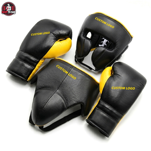 Ensemble de gants de boxe Winning Style pour compétition de boxe, vente en gros, cuir, absorbant les chocs, respirant, durable - Product Image 2