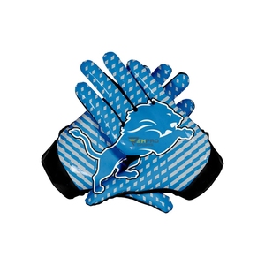 Guantes de Receptor de Fútbol Americano Súper Adhesivos con Diseño de Equipo Personalizado para Adultos y Jóvenes, Tamaños Personalizables - Product Image 2