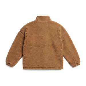 Custom Sherpa Quarter Zip OEM/ODM Sherpa <b>Fleece</b> Sweatshirt <b>Teddy</b> <b>Fleece</b> Winter Streetwear High Collar <b>Jumper</b> Hoodies Manufacture - Product Image 4