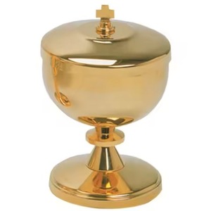 Elegante Cáliz de Comunión de Latón con Tapa para Funciones Litúrgicas - Product Image 2