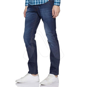 Jean décontracté droit pour homme 100 % coton de haute qualité, taille mi-haute, léger - Vente en gros, meilleur prix, logo et couleurs personnalisés - Product Image 3