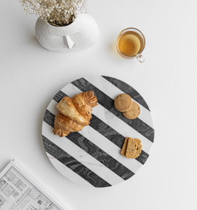 Plato giratorio Lazy Susan de mármol de alta calidad, piezas de diseño excelentes, Lazy Susan de mármol. - Product Image 2