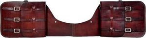 Sacoche en cuir pour selle de cheval western et moto, artisanale, sculptée à la main, 100% cuir de buffle, couleur et logo personnalisables SS - Product Image 3