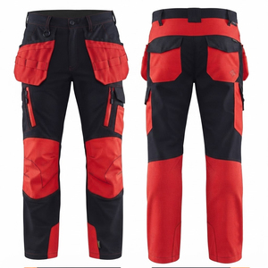 High Visibility Reflective Straps <b>Work</b> <b>Cargo</b> <b>Pants</b> Custom Made Bulk Quantity <b>Cargo</b> Workwear <b>Pants</b> For Adults - Product Image 1