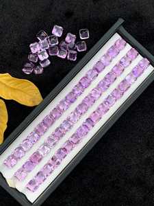 Natural Amethyst Purple <b>Quartz</b> Gemstone Faceted Loose Stone For Jewelry Making <b>Ring</b> Pendant Necklace Gift - Product Image 3